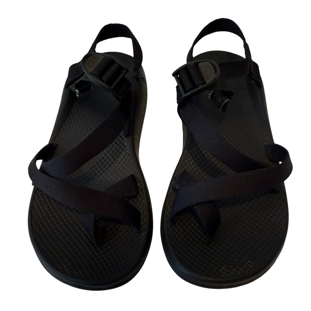 Chaco Z Cloud‎ Adjustable Strap Cushioned Black Sandal Men Size 9 S-4 - Picture 2 of 10